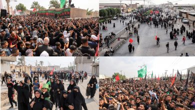 کاروان بزرگ پیاده روی اربعین اهوازی ها